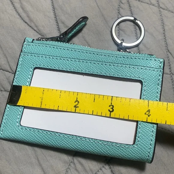 NWT Coach Mini Skinny ID case, Faded Blue - Picture 5 of 8